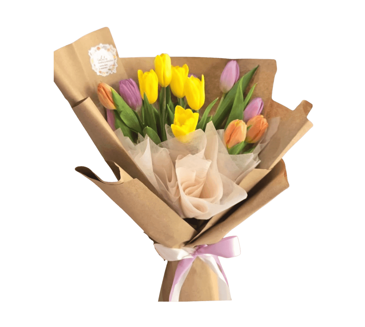 Tulipanes multicolores - imagen 1