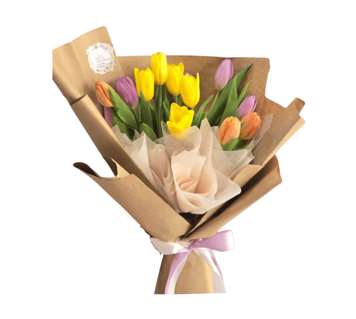 Tulipanes multicolores