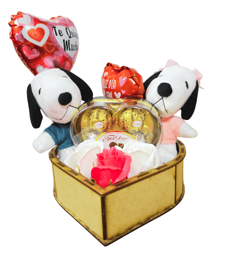 San Valentín Snoopy y Belle